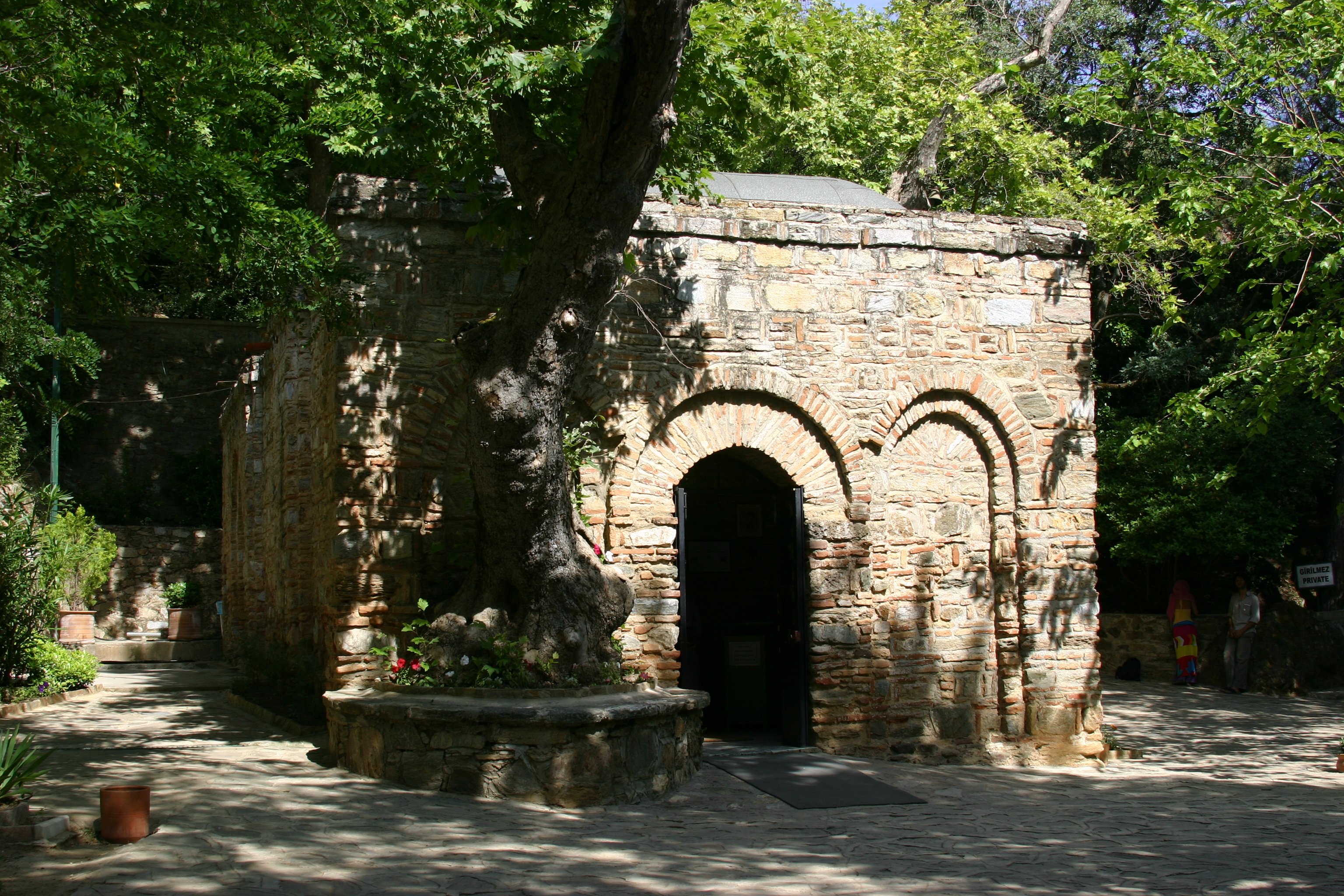 House of the Virgin Mary chapel near Ephesus